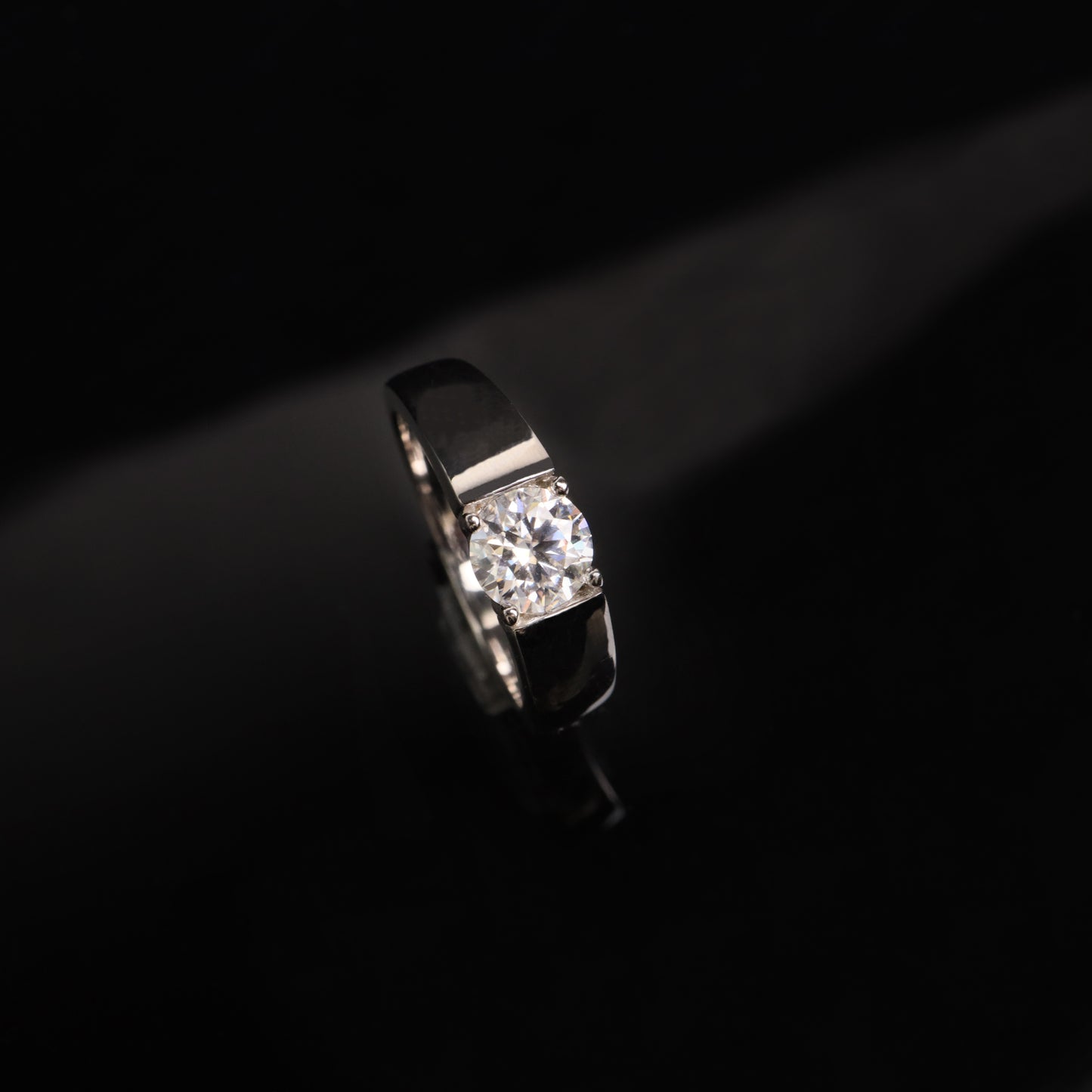 Moissanite Ring for Women Men Hip Hop