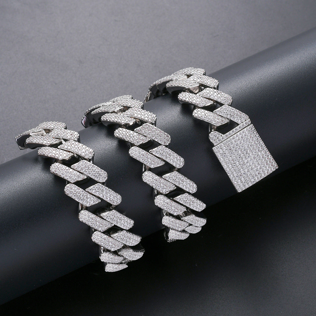 20MM full zirconia Cuban chain