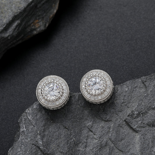 925 silver with zirconia earrings