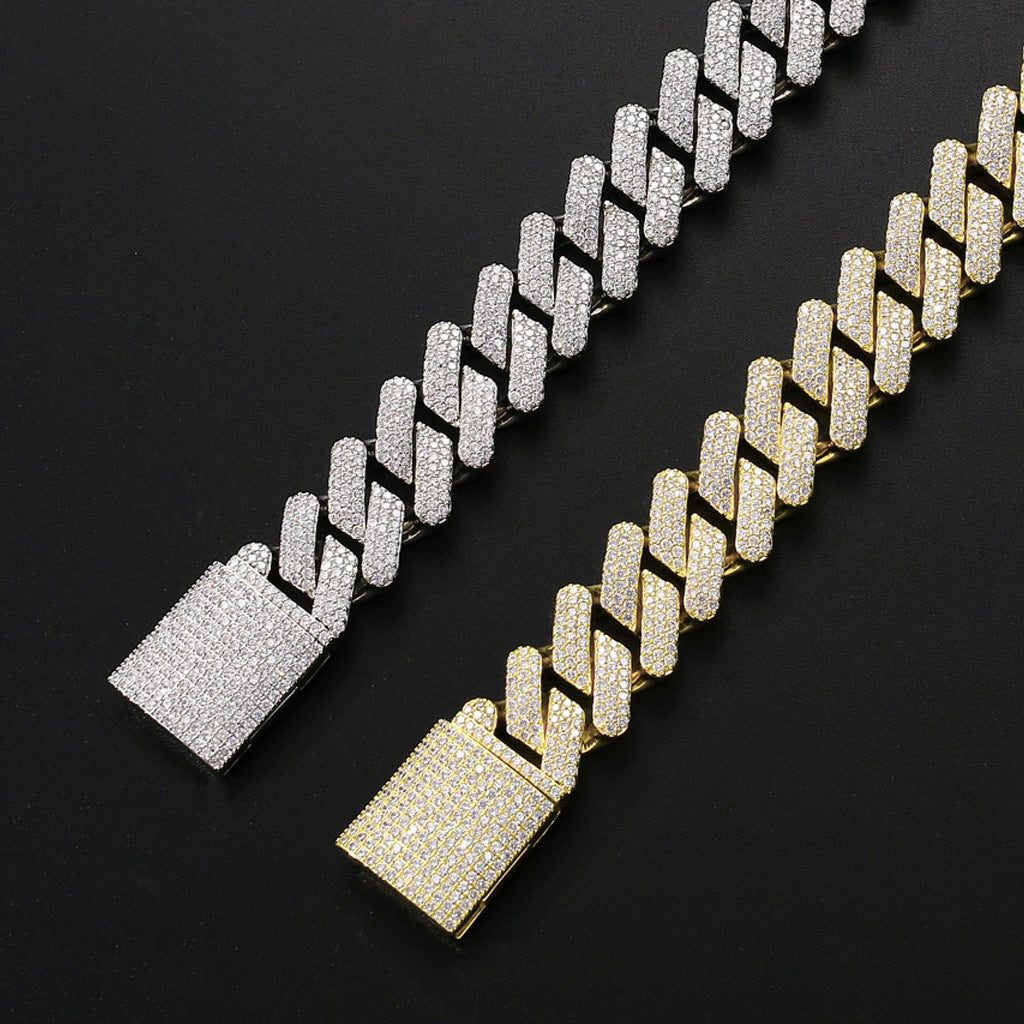 20MM full zirconia Cuban chain