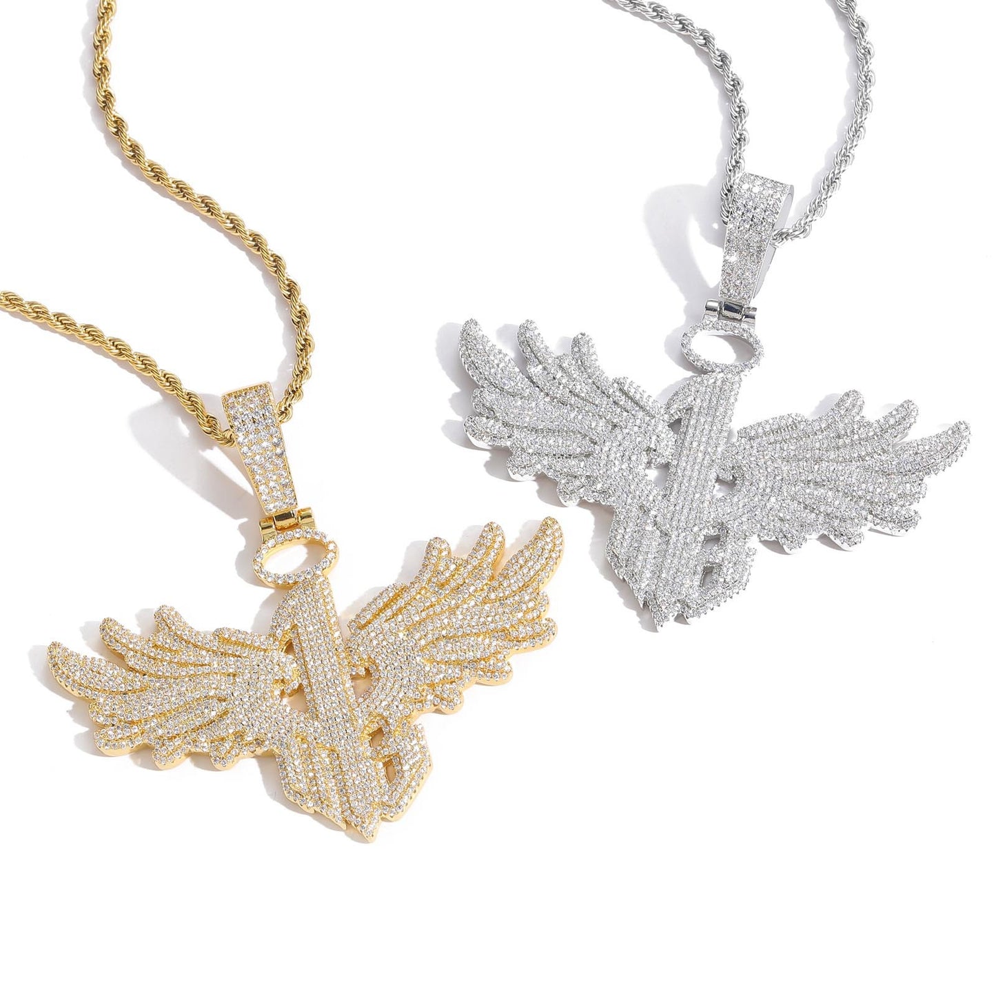 Wings Number 1 Micro Zirconia Pendant