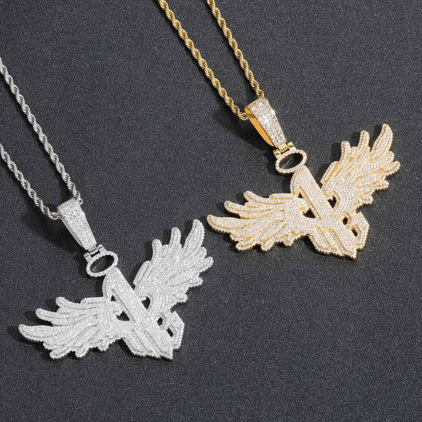 Wings Number 1 Micro Zirconia Pendant