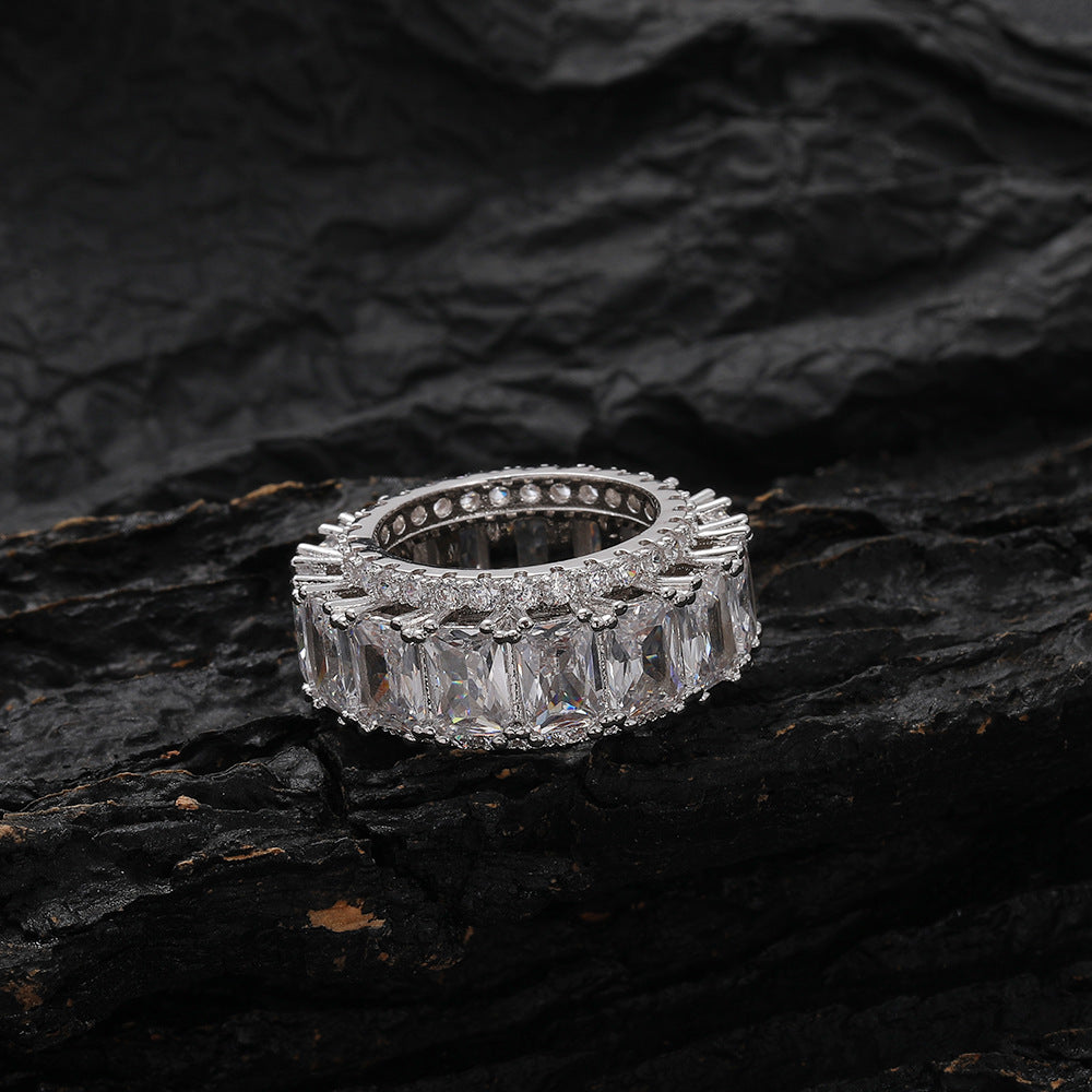 Full Zirconia Ring Double