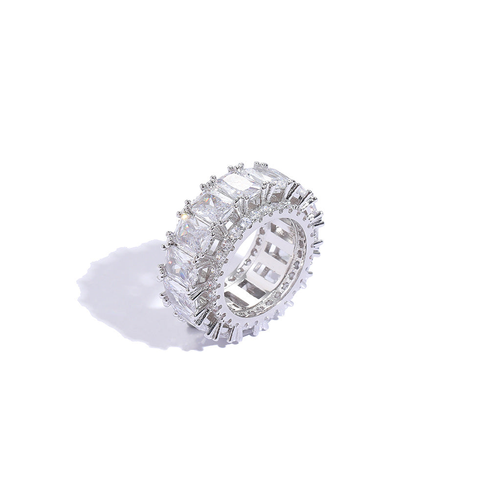 Full Zirconia Ring Double