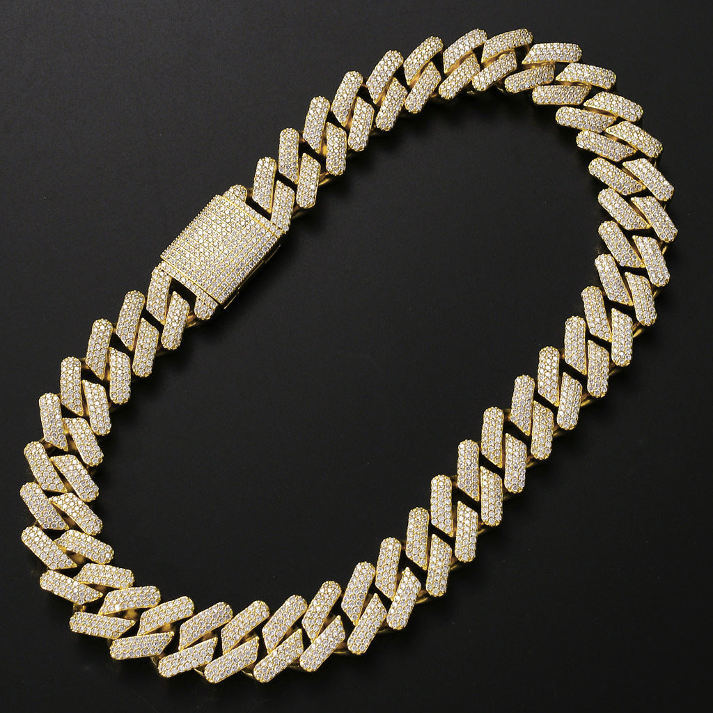 20MM full zirconia Cuban chain